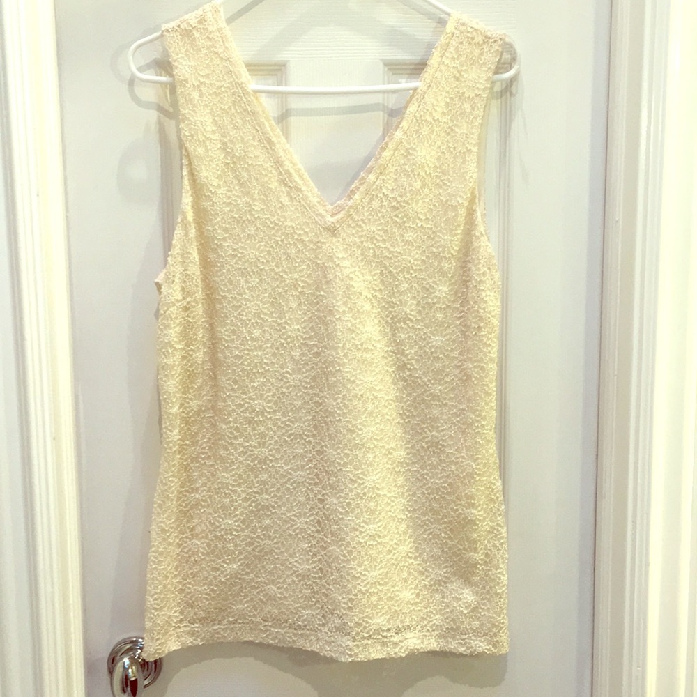 Banana Republic Gold Shimmer Top